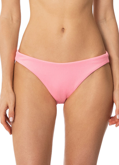 Thumbnail - Maaji Pink Daisy Floral Sublimity Classic  Bikini Bottom - 2