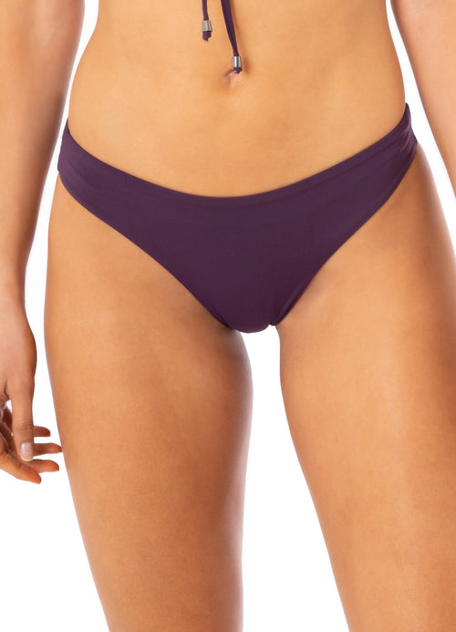 Hover image -  Maaji Dark Grape Sublimity Classic Bikini Bottom