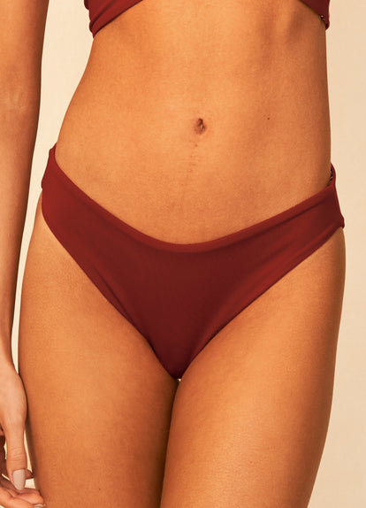 Thumbnail - Maaji Burgundy Sublimity Classic Bikini Bottom - 10