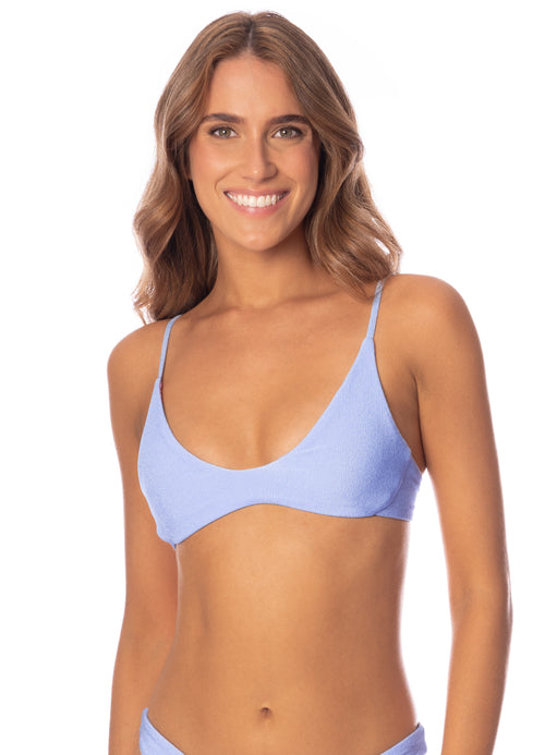 Main image -  Maaji Serenity Blue Creta Classic Bralette Bikini Top