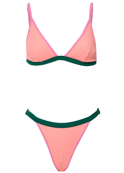  Maaji Strawberry Breeze Islandia Regular Rise Single Strap Bikini Bottom