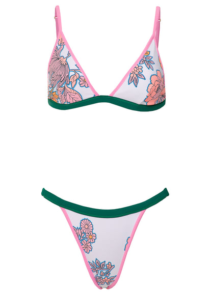 Thumbnail - Maaji Strawberry Breeze Islandia Regular Rise Single Strap Bikini Bottom - 11