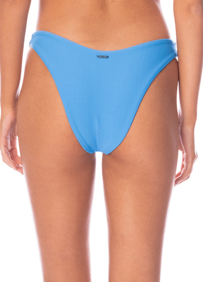  Foto de Stone Blue Splendour Regular Rise Thin Side Bikini Bottom by Maaji - Panties - Vestidos de Baño