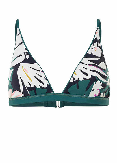 Thumbnail - Maaji Brunswick Green Ivy Fixed Triangle Bikini Top - 16