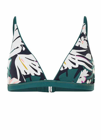 Thumbnail - Maaji Brunswick Green Ivy Fixed Triangle Bikini Top - 13