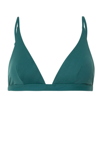 Thumbnail - Maaji Brunswick Green Ivy Fixed Triangle Bikini Top - 24