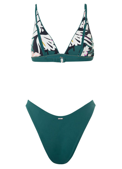 Thumbnail - Maaji Brunswick Green Ivy Fixed Triangle Bikini Top - 25