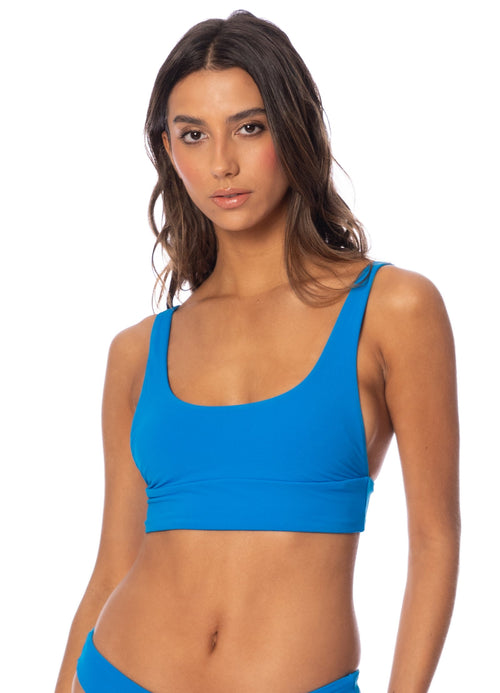 Main image -  Foto de Ocean Blue Donna Sporty Bralette Bikini Top by Maaji - Tops - Vestidos de Baño