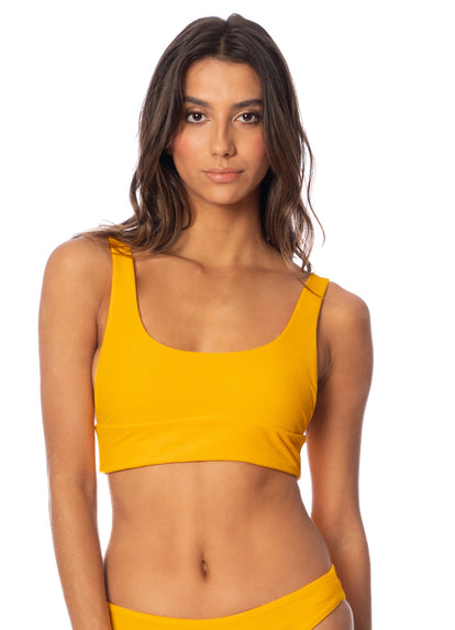  Foto de Sunset Gold Donna Sporty Bralette Bikini Top by Maaji - Tops - Vestidos de Baño