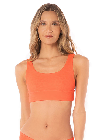  Foto de Orange Poppy donna sporty bralette bikini top by Maaji - Tops - Vestidos de Baño
