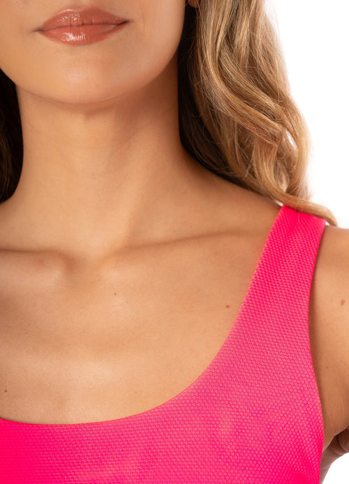 Hover image -  Foto de Fuchsia Dianthus Donna Classic Bralette Bikini Top by Maaji - Tops - Vestidos de Baño