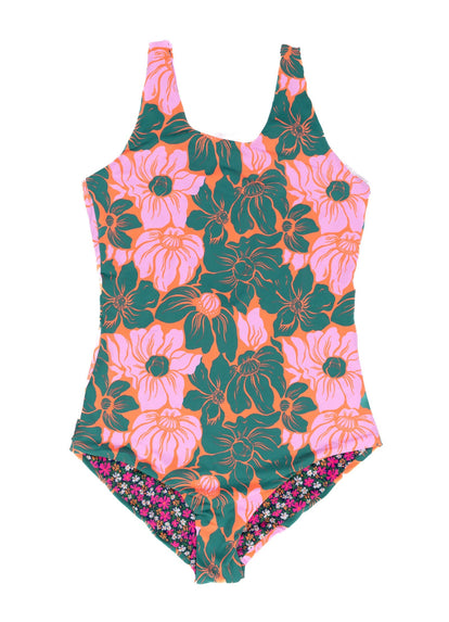 Thumbnail - Foto de Floral Stamp Infinity Girls One Piece Set by Maaji - Vestidos De Baño Para Niñas - Niñas - 4