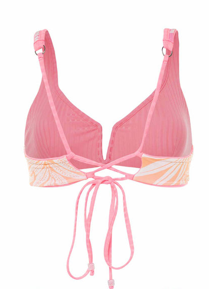 Thumbnail - Maaji Sea Pink Victoria V Wire Bralette Bikini Top - 17