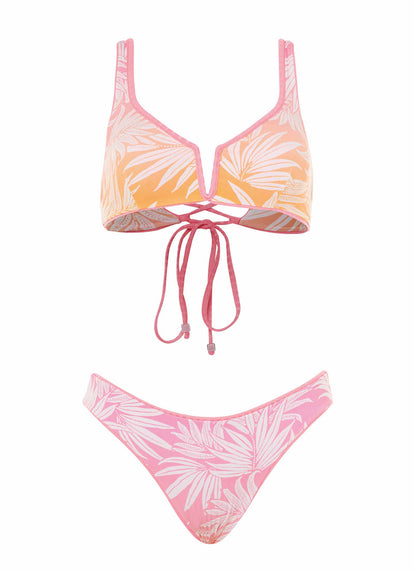 Thumbnail - Maaji Sea Pink Victoria V Wire Bralette Bikini Top - 14
