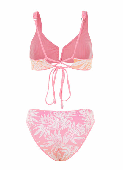 Thumbnail - Maaji Sea Pink Victoria V Wire Bralette Bikini Top - 18