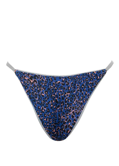  Maaji Silver Shine Micro Midi Single Strap Bikini Bottom