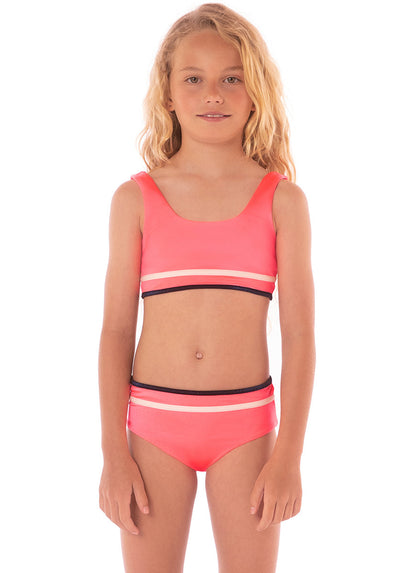  Foto de Cerise Retro Bikini Set Girls by Maaji - Vestidos De Baño Para Niñas - Niñas