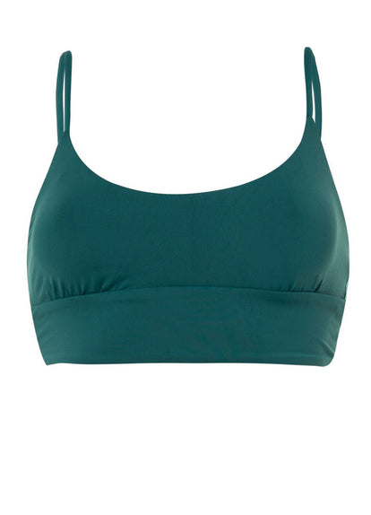  Maaji Brunswick Green Dinna Sporty Bralette Bikini Top