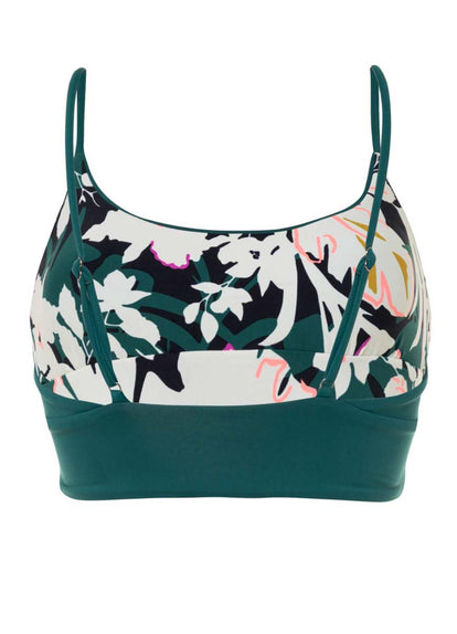  Maaji Brunswick Green Dinna Sporty Bralette Bikini Top