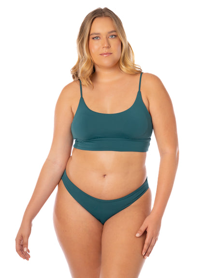 Thumbnail - Maaji Brunswick Green Dinna Sporty Bralette Bikini Top - 2