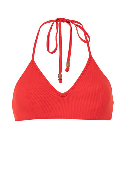 Thumbnail - Maaji Scarlet Red River Sporty Bralette Bikini Top - 21