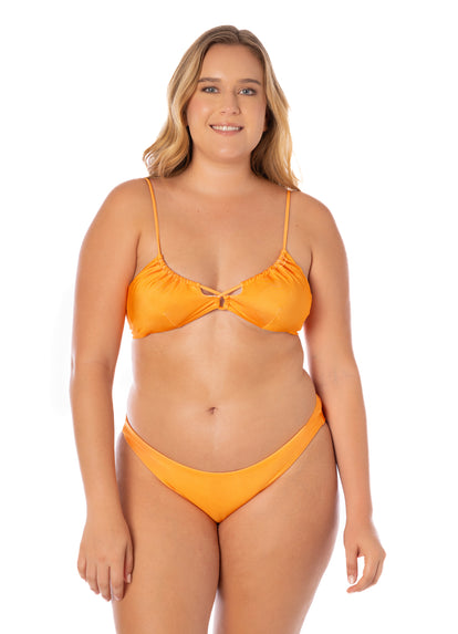 Thumbnail - Maaji Tangerine Kelly Loop Front Triangle Bikini Top - 2