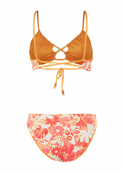 Thumbnail - Maaji Tangerine Kelly Loop Front Triangle Bikini Top - 19