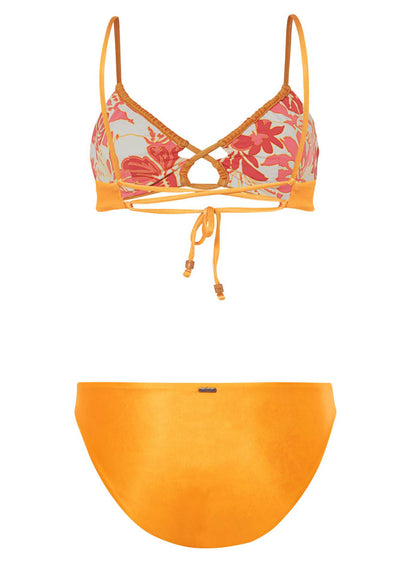  Maaji Tangerine Kelly Loop Front Triangle Bikini Top