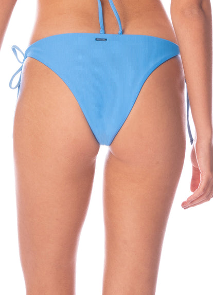 Thumbnail - Foto de Stone Blue Sunning Low Rise Tie Side Bikini Bottom by Maaji - Panties - Vestidos de Baño - 5