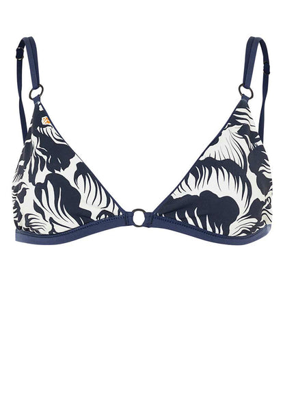  Maaji French Navy Amy Fixed Triangle Bikini Top