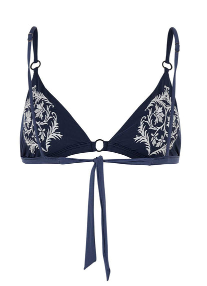  Maaji French Navy Amy Fixed Triangle Bikini Top