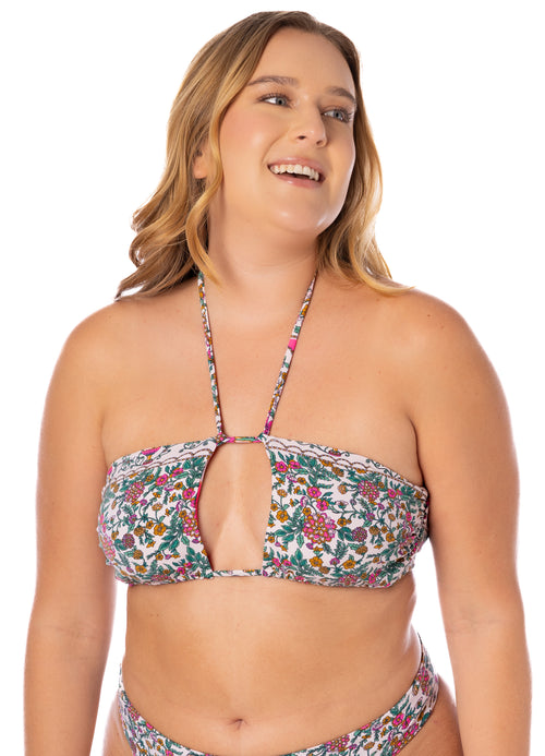 Main image -  Maaji Ornamental Vintage Ronnie Strapless Bandeau Bikini Top