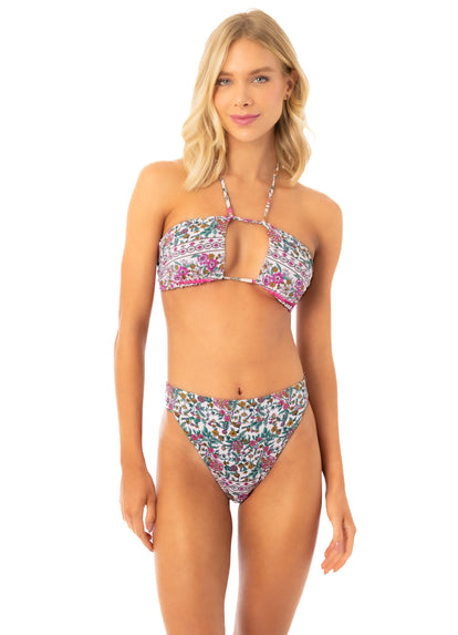  Maaji Ornamental Vintage Ronnie Strapless Bandeau Bikini Top