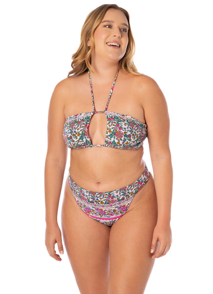  Maaji Ornamental Vintage Ronnie Strapless Bandeau Bikini Top
