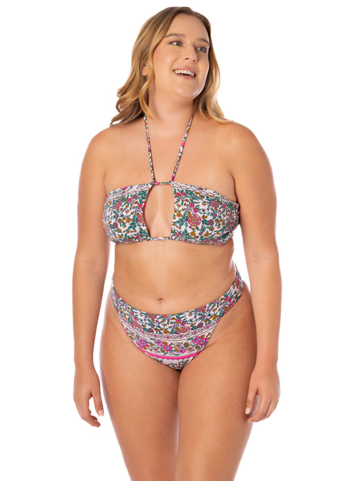 Hover image -  Maaji Ornamental Vintage Ronnie Strapless Bandeau Bikini Top