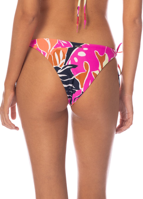 Hover image -  Maaji Jungle Reef Sunning Low Rise Tie Side Bikini Bottom