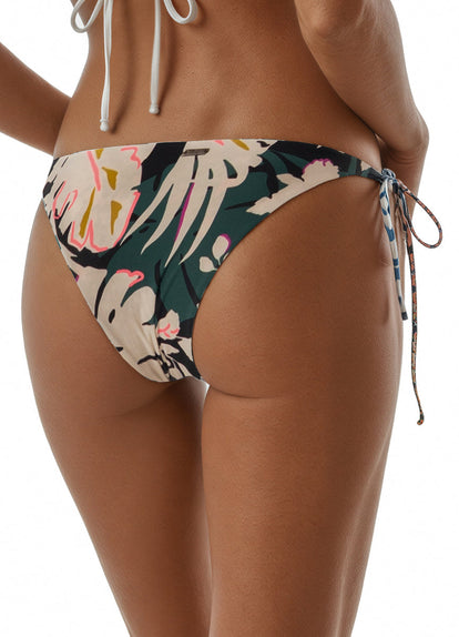  Foto de Tropical Leaves Sunning Low Rise Tie Side Bikini Bottom by Maaji - Panties - Vestidos de Baño