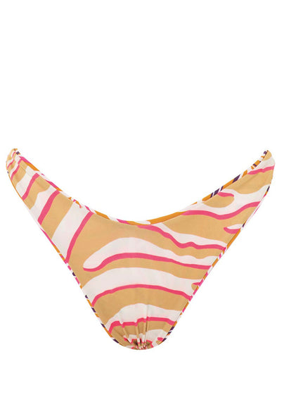 Thumbnail - Maaji Caramel Foliage Splendourous High Leg Bikini Bottom - 4