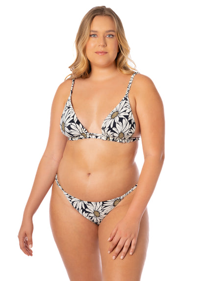Thumbnail - Maaji Daisy Floral Lydia Sliding Triangle Bikini Top - 2