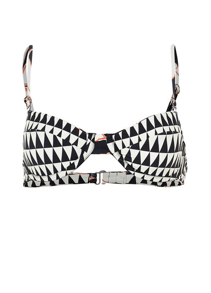  Maaji Opal Leaves Portia Unmolded Underwire Bikini Top