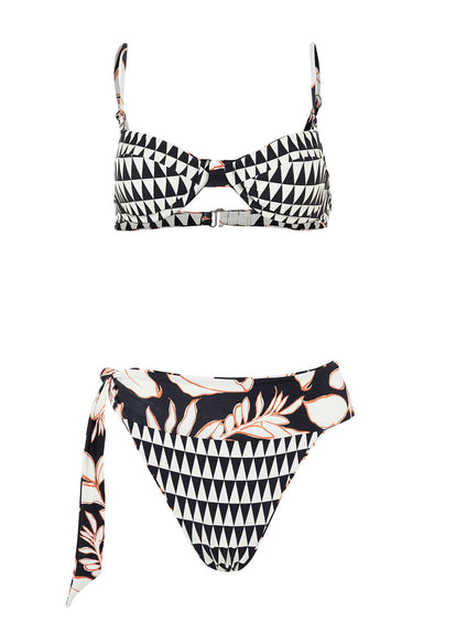  Maaji Opal Leaves Portia Unmolded Underwire Bikini Top