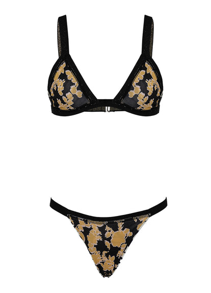 Thumbnail - Maaji Lush Feather Noah Regular Rise Single Strap Bikini Bottom - 10