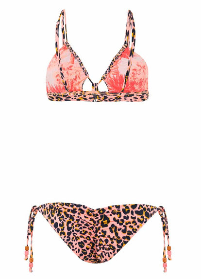 Thumbnail - Maaji Coral Panther Cintia Classic Bralette Bikini Top - 23