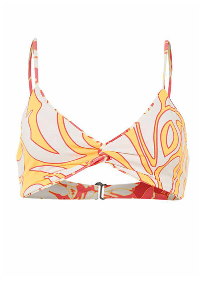 Thumbnail - Maaji Abstract Garden Twisted Classic Bralette Bikini Top - 4