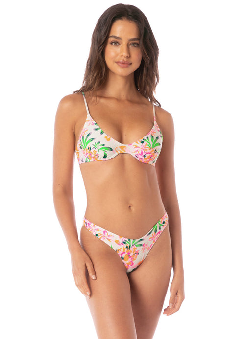Main image -  Foto de Bubbly Blossom Shining Low Rise Tie Side Bikini Bottom by Maaji - Tops - Vestidos de Baño
