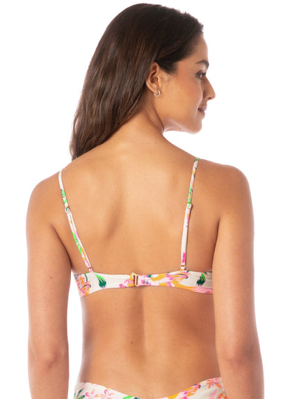 Thumbnail - Foto de Bubbly Blossom Shining Low Rise Tie Side Bikini Bottom by Maaji - Tops - Vestidos de Baño - 3