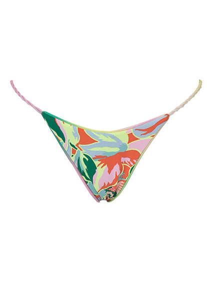 Thumbnail - Maaji Ombre Prism Midi Braid Regular Rise Single Strap Bikini Bottom - 3
