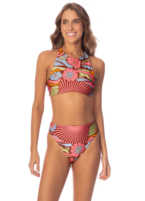 Main image -  Foto de Pattern Scope Gaby High Neck Bikini Top by Maaji - Tops - Vestidos de Baño