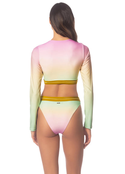  Foto de Candy Palms Stagey High Rise Classic Bikini Bottom by Maaji - Panties - Vestidos de Baño
