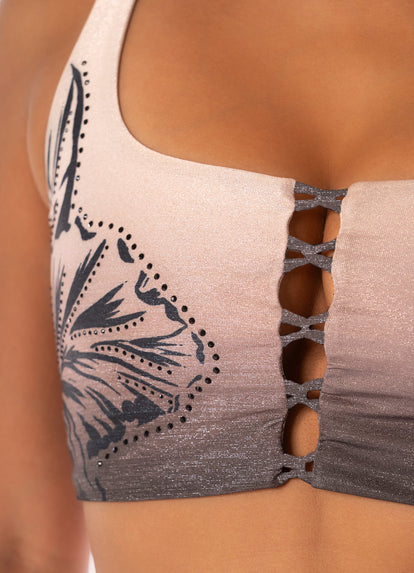 Thumbnail - Foto de Winter Mist Jordana Crop Top Bikini Top by Maaji - Tops - Vestidos de Baño - 2